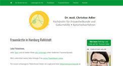 Desktop Screenshot of frau-adler.de